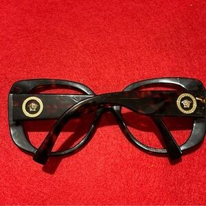 Versace Black Brown gold glasses frame, vintage